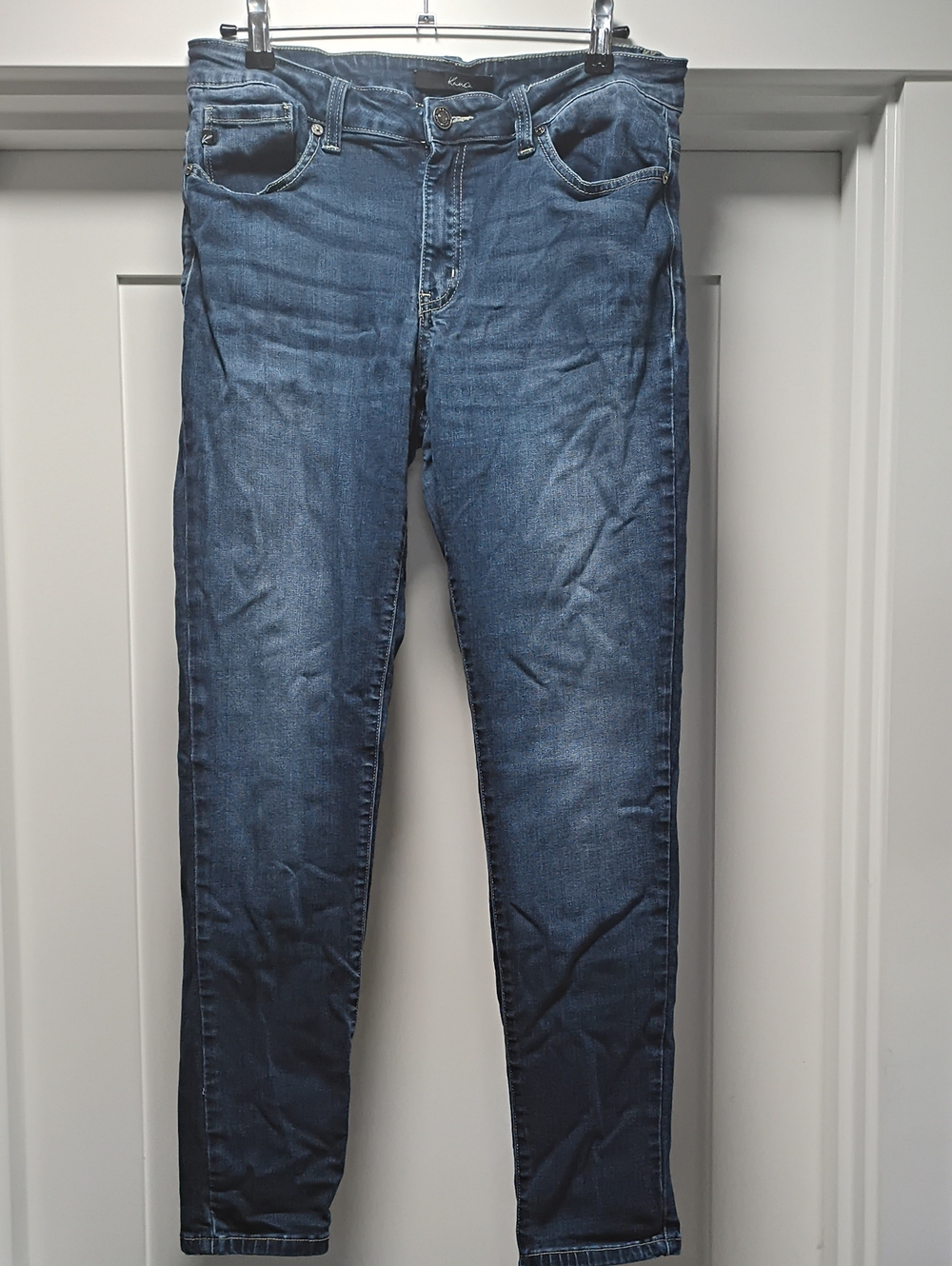 KanCan Women's Slim Stretch Jeans in Dark Blue Wash